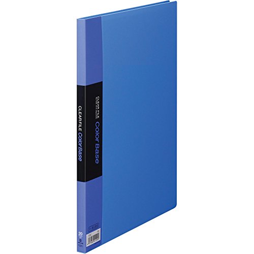 キングジム クリアファイル カラーベース A4タテ 20枚 ブルー 132C