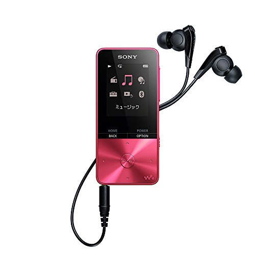 ソニー ウォークマン Sシリーズ 16GB NW-S315: MP3プレーヤー Bluetooth対応 最大52時間連続再生 イヤホン付属 2017年モデル ビビッドピ