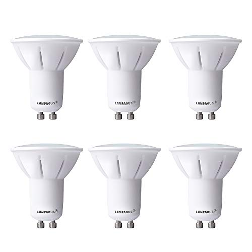 Lampaous LED電球 GU10口金 5W - 50Wハロゲン相当 - スマート電球 - 2700 K〜6500 K - 電球色、昼白色、温白色、 無段階調節 屋内照明110