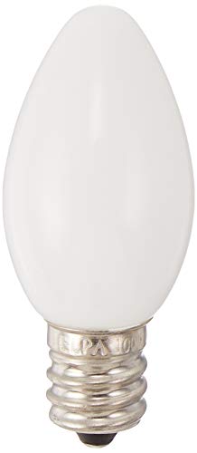 ELPA エルパ LED電球ローソク形E12 電球色 屋内用 省エネタイプ LDC1L-G-E12-G301