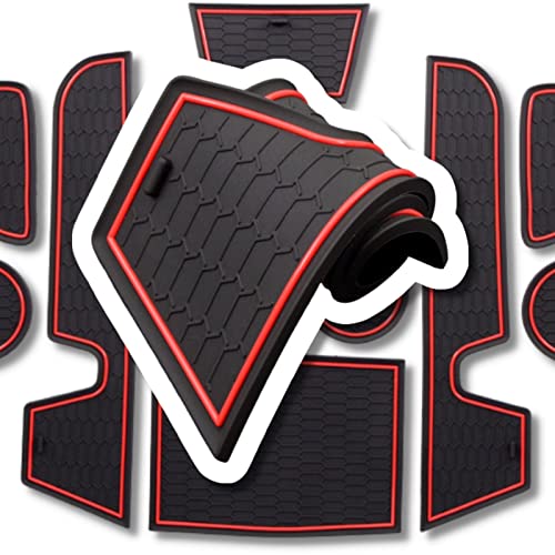 COLORBIRD カローラ スポーツ ツーリング ラバーマット ノンスリップマット アクセサリー 車種専用設計 パーツ トヨタ (赤)