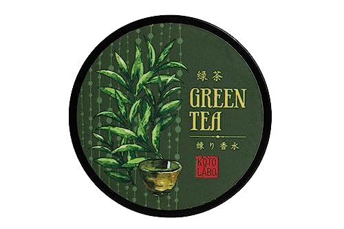 コトラボ 練り香水 緑茶 (グリーンティー) 日本製 シアバター パフューム フレグランス 8g プレゼント ギフト