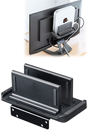 イーサプライ モニター裏収納 VESAマウント テレビ裏 ボックス 棚 耐荷重2kg 幅7cmまで HDD Switch 電源タップ EEX-VESAIT02