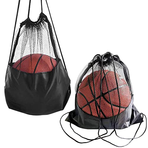 DFsucces ボールバッグ バスケット ポーチバッグ 耐久性 軽量 折りたたみ式 野球 テニス ラグビー リュック 携帯便利 多機能 収納