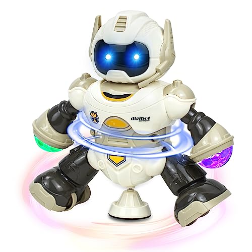 ロボット おもちゃ 動く おもちゃ 子供 おもちゃ 人型ロボット 電動 多機能 toys 面白い 歩く 音楽 ダンス LED 360*回転 男の子 初心者