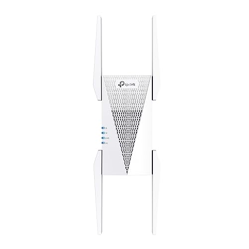 TP-Link Wi-Fi 無線LAN 中継器 Wi-Fi6 対応 2402Mbps(5Ghz) * 2402Mbps(5GHz) * 574Mbps(2.4GHz) 11ax/ac トライバンド 160MHz スマート