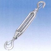 *ワイヤロープの張り具合の調節に。 *ねじ径:W3/8*使用荷重(k N):1.57*L2(mm):356*A(mm):81.5*L1(mm):250*R(mm):4*B(mm):130*L(mm):