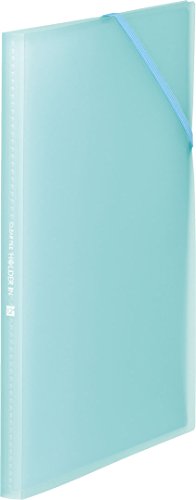 水色 ポケット数:12ポケット サイズ:A4 寸法:高さ 315mm *幅 240mm * 背幅/奥行き 7mm 適正収納枚数ポケット最大収納枚数40枚(PPC用紙)