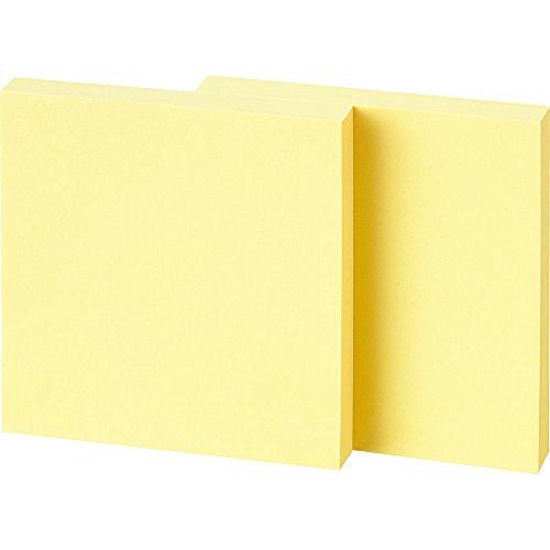 黄色 75×75mm 7.5cm*7.5cm 【寸法】 75*75*10mm 【種類】 正方形タイプ(イエロー) 【枚数】 100枚*10冊入り 【色】 イエロー