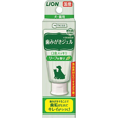 40g 本体サイズ (幅X奥行X高さ):4*3.6*14.1cm ブラント名: ペットキッス (PETKISS) 口臭ハーモナイズド香料使用。歯みがきで息さわやかに 本体重量:0.054kg 原産国: