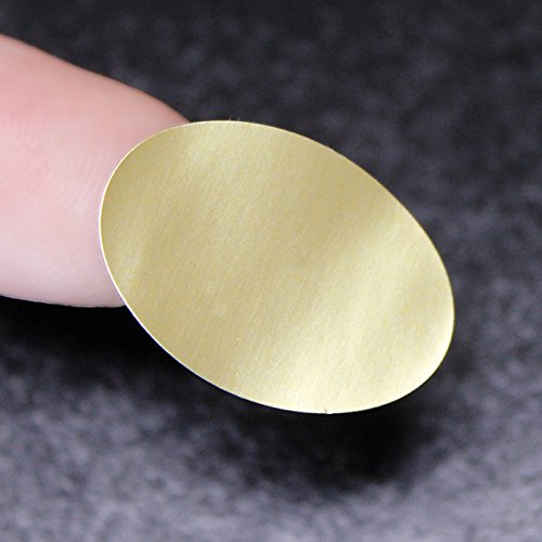 ギフト包装や封印にあると便利な金ホイル封印シール。 楕円 サイズ 16mm*23mm お祝いごとやギフトにオススメです。