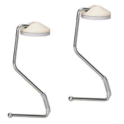 ベージュ 【機能】机のフチに引っ掛けて使えるバッグハンガー 【入数】2個セット 【耐荷重】5kg 【重量】14gと軽く持ち運びにも便利 【使用シーン】天板が張り出した机や側面があるキャビネットなどで