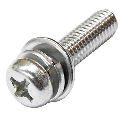 材質：A2 ステンレス（オーステナイト系ステンレス） ねじの呼びd x 首下長さＬ*M6 x 30 (mm) , ねじピッチ：1.0（ｍｍ) ・平座金寸法：外径Φ13x厚みt1.0(mm) ・ばね座金