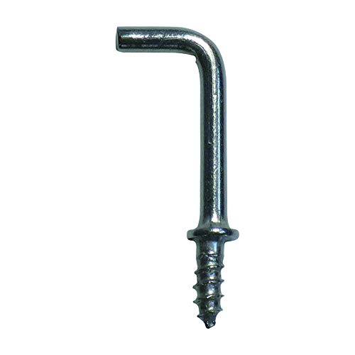 20mm L型タイプの吊り金具! (全長)31mm。(A)20x(B)11x(C)12.5mm。(素材)SUS304。(表面処理)なし。(入数)6本。 木材にツバの部分までねじこんで下さい。 壁面など