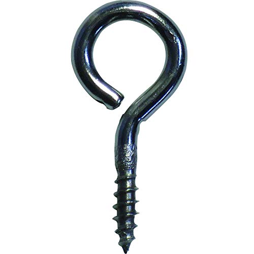 No.0 リングタイプの吊り金具! (規格)No.0。(A)9x(B)11.5x(C)5.6mm。(素材)SUS304。(表面処理)なし。(入数)10本。 木材にツバの部分までねじこんで下さい。 壁面