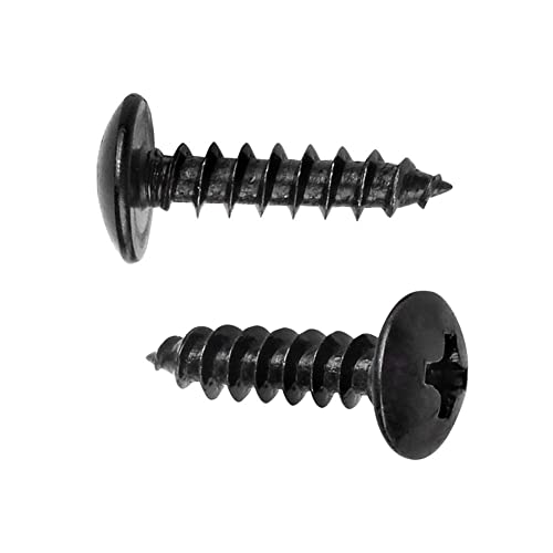 ブラック M3*6(100PCS) *丈夫で耐食性：プラスの平頭ねじはステンレス鋼製で、しっかりと丈夫で、長時間の使用でも腐食しません。 *利用可能な20サイズ：ネジのさまざまなサイズと長さを使用する