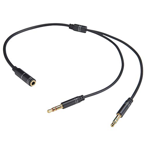 SWA-HS-AS 3.5mm 4極オーディオ変換ケーブルは、4極ジャックをマイク(3極プラグ)とイヤホン(3極プラグ)に分岐させてSOUND WARRIORヘッドセットをPCに接続してご使用いただけ