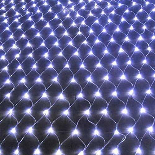 ホワイト クリスマス イルミネーション 屋外 防水イルミネーションライト led イルミネーション ネット LEDイルミネーションライト ネットライト 3m*2m 204球 インテリアライトイルミネー