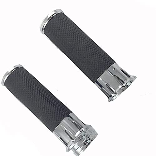 シルバー 100％真新しい＆高品質 バイク用グリップ 素材：CNC高品質ビレットアルミン バイク グリップ 色：画像表示として。デュアルケーブルスロットル制御を備えたアプリケーション。 96以降のVR