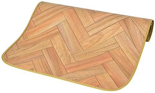 ヘリンボーン 【サイズ】60cm*250cm 巾：ゆったり大判サイズ*長さ：システムキッチンぴったりサイズ*br*【全厚】1.8mm(ヘム部分約4mm) 【素材】(表)塩化ビニール (裏)塩ビ発泡層ガ