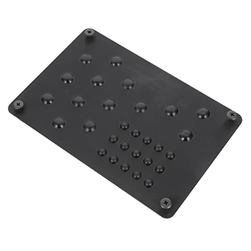 ブラック 【商品仕様】サイズ：22.00*15.00ｃｍ；本体重さ：145g；カラー：ブラック；取付位置：運転席車載用フロアペダルパッド。 【防水素材で】素敵な防水加工フロアマット、こぼし、汚れ、汗、