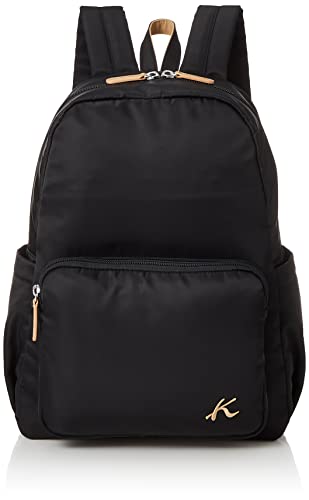 ブラック／カフェオレ [黒] 15671 表地: ナイロン 留め具の種類: ファスナー タテ37cmxヨコ32cmxマチ13cm ポケットの数:5(外側4/内側1) 重量:530g