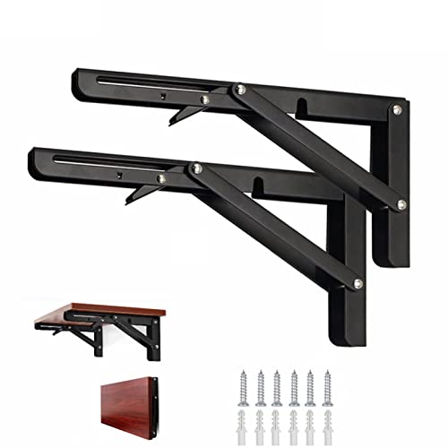 ブラック30cm 2pk ？アングルブラケットの仕様紹介-サイズ：30＊17.5cm；重さ：0.9kg/2本；耐荷重：80kg；素材：防錆鉄。パッケージ-金属ブラケット本体*2；取り付け用ネジ*6。 