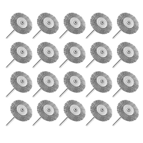 【セット内容】22mm径のスチール製ホイールブラシの20本セット。 【材質】高強度焼入れステンレス製ブラシを採用。 重度の使用に耐えられ、寿命が長く、流暢性と使いやすさを兼ね備えています。 【インスト