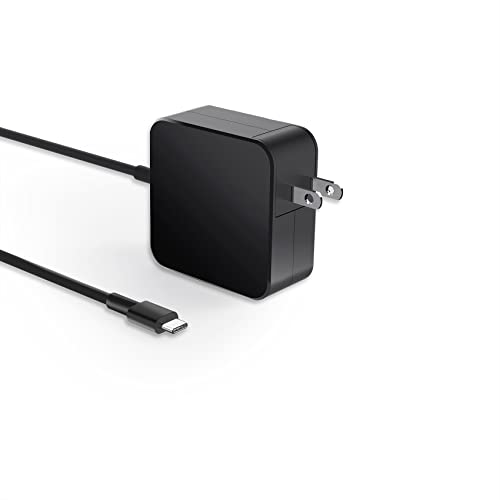 65W 【幅広い互換性】USB-Cケーブルを内蔵しており、外出時でも安心して使用できます。以下のデバイスを含み、ほとんどのスマートフォン、タブレット、ノートパソコンでUSB-C充電が可能です：Mac 