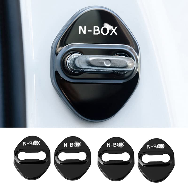 黒 *製品名:nbox車のドア ロック保護カバー *該当するモデル：for N-BOX JF1/JF2/JF3/JF4/JF5/JF6 nbox N-BOX カスタムアクセサリー *色：ブラック/ブル