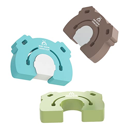 【セット内容】7*10*2cm、3色の3枚セットです。 【指挟み防止】好奇心旺盛な赤ちゃんの行動は予測不可能、ドアが突然閉まって、指を挟んだ ということがないように、子供やペットの手足などを詰まったり