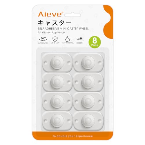 【360度回転】キャスターは360度回転することができ、キャスターを使えば重いキッチン家電も片手で簡単に移動できます。 キッチン周りの家電を移動する煩わしさから解放されます。 【傷つけない】ミニキャス