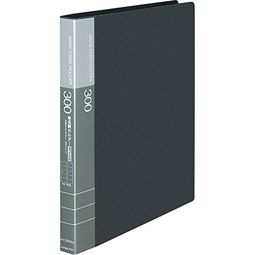 ダークグレー 【寸法】 26*262*312mm 【仕様】 ヨコ入れ 30穴 【台紙枚数】 15枚 【収容数】 300名 【色】 ダークグレー