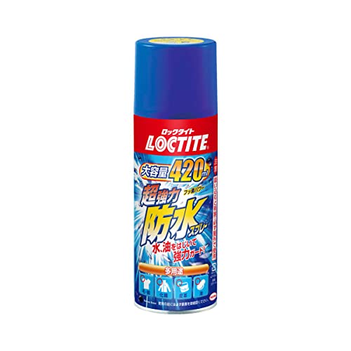 420ml フッ素パワー:「トゲ」状のフッ素樹脂が、繊維製品の表面に毛羽だった状態を作り出して、水や汚れをガードし、通気性を保ちます。 ロックタイト独自のふわっと処方:スプレーの噴射圧が低く(当社比)