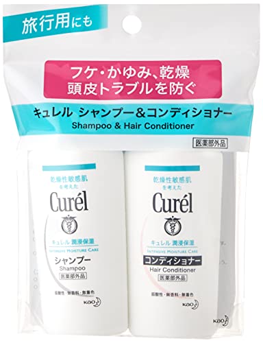 内容量:シャンプー45ml*コンディショナー45ml 弱酸性・無香料・無着色 原産国:日本 旅行やお出かけに便利なミニセット フケ・かゆみ、乾燥などの頭皮トラブルを防いで、指どおりなめらかな髪に仕上げ