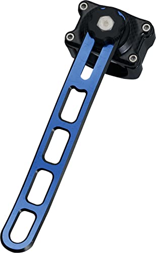 原産国:中国 カラー:BK(ブルー*ブラック) サイズ:173mm 取付位置対応直径:29.9*35.3mm フックハンガー調節幅:10.3*13.7 360度回転可 自重:74g ホルダー自体もアジ