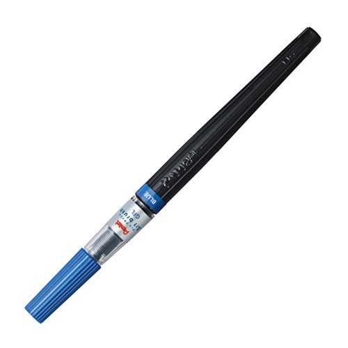 ブルー インキ色:ブルー サイズ:Φ13*175mm 重さ:13g カラーインキと毛筆が一つになったカラー筆 毛筆特有の柔らかな線の表現に