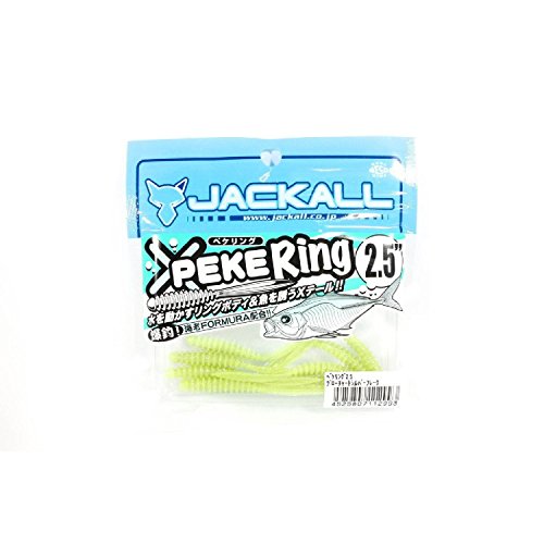 主な対応魚種:アジ メバル サイズ:2.5インチ カラー:グローチャートシルバーフレーク 入数:8本 アジが好むという「味と臭い」に着目。海老オイルをさらに追加し、効果をアップさせました。(ジャッカル