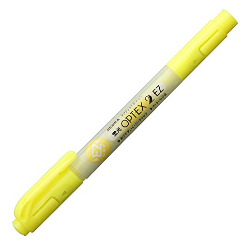 黄 10本 【特長】押して開けやすいEZキャップを採用 【仕様】つめ替えタイプ／1本で太字、細字が書ける【線幅】太字：4.0mm／細字：1.1*1.3mm 【インク】水性顔料インク／乾けば水に流れず耐
