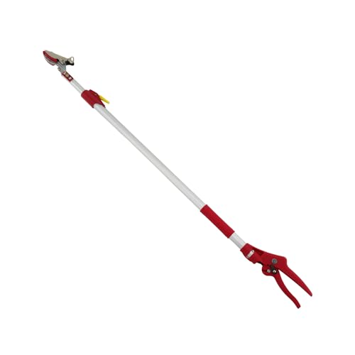 グリップ部:ナイロングラスファイバー 刃部:S50C 長さ:最短970*最長1450mm パイプ部:アルミ 最大切断目安:15mm