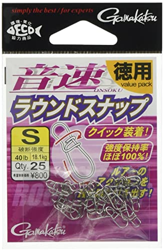 主な対応魚種:全魚種対応 サイズ:S 強度:40lb 18.1kg 入り数:25個 仕様:メバル、トラウト、バス等ライトゲームやエギングに最適
