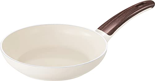 フライパン 20cm サイズ:全長363x幅207x高さ65x深さ43mm IH ガス火対応 素材:本体/アルミニウム合金 ハンドル/フェノール樹脂 調理中の食材の変化やソースの色みの変化が分かりやす