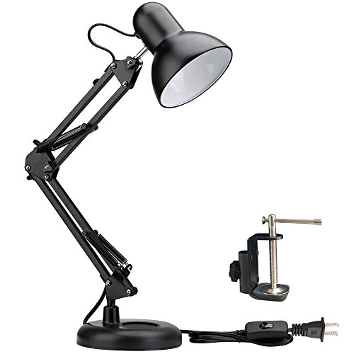 黒 どのタイプの ？ e26 / e27ベースランプ、バルブは含まれておりません、ご買わなくて電球7 W LED電球、白熱電球60 Wに相当（光源は除く） 2方式対応LED卓上ライト：ベースを簡単交換