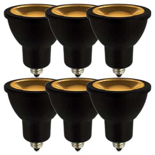 電球色相当(2700K) 本体黒 E11口金 調光(6個) 商品寸法：E11口金、ハロゲン同等サイズ：直径約50ｍｍ*長さ約60ｍｍ 演色指数(CRI)：Ra*82以上。 全光束：550-600lm、