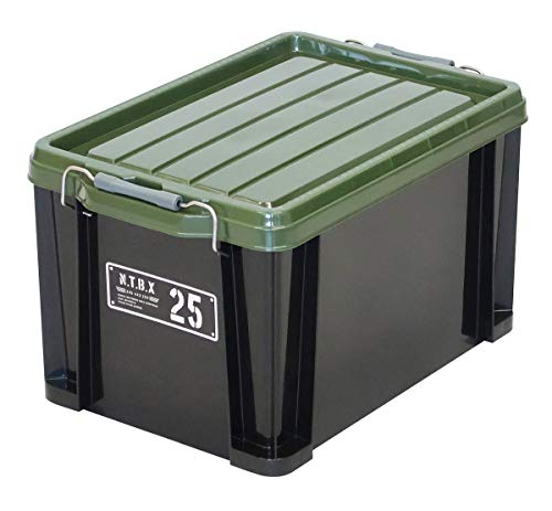 25X[幅約30cm] 製造国:日本 商品サイズ(約):W29.5*D44.3*H25.9cm 内寸(約):W23.8*D35.8*H24cm 商品重量:1.2kg 材質/本体・フタ・バックル:ポリプ