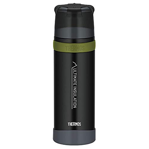 マットブラック 山での厳しい条件に対応した「山専用ボトル」 山のフィールドで要求される多くの条件を想定して作られました。しっかり握れるボディリングに、衝撃に強い底カバー、保温力・耐久性を高めた「山専用