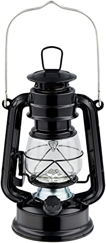サイズ：約W12 D9.5 H21 材質:ブリキ・ガラス 原産国:中国 使用電源:単三電池*2(電池別売) 塗装の誤差やキズは商品の風合いとしてご了承ください