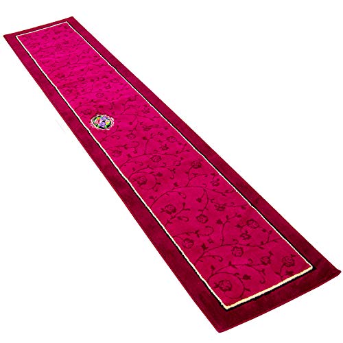 2. ピンク 約45cm×240cm サイズ：約45cm*240cm マットの高さ 約13mm 素材： パイル糸（黒） アクリル系100％、パイル（その他） アクリル100％、吸着シート アクリル樹脂