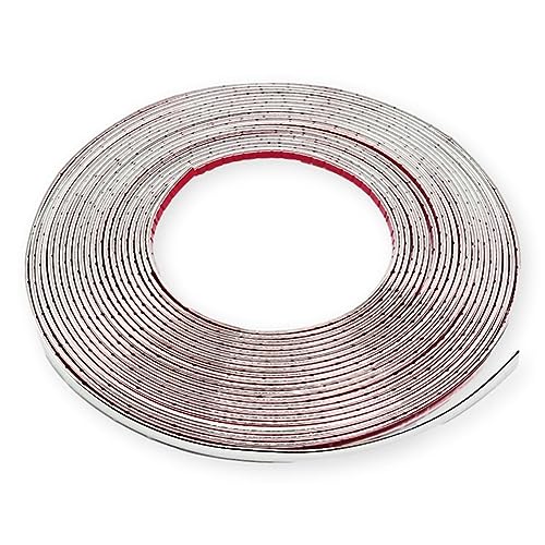 【サイズ】幅8mm 長さ15m 【色】銀シルバー 【材質】メッキコーティングPVC 自動車用ドレスアップパーツ メッキモールです。 シルバータイプの本商品はどんなお色の車にも相性がよく高級感とスポーテ