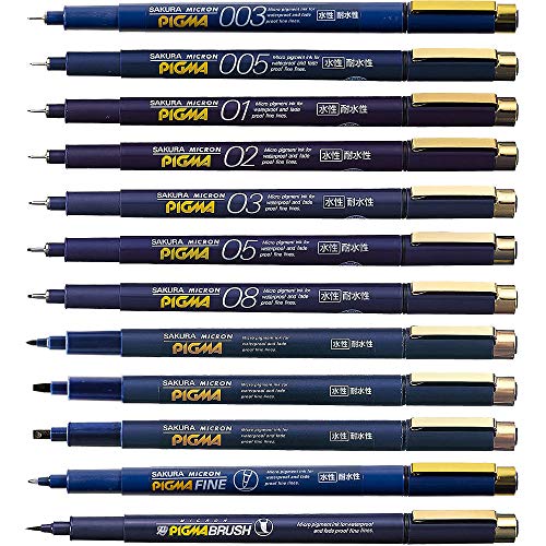 【単品本体サイズ】縦135*横11mm 【用途】ノート、手帳、イラスト、感熱複写、製版、図面、保存書類、重要書類、コミック、スケッチ、パターンアート 【セット内容】全12種類 (カラーは全て黒)*br
